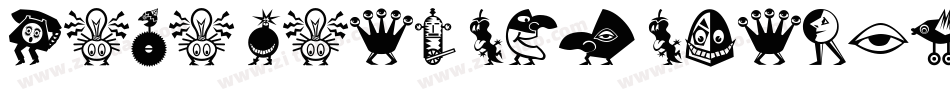Mini Pics Red Rock(1)字体转换